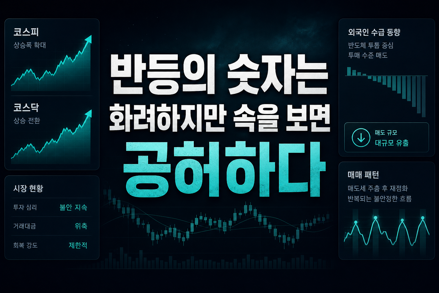 반등의 숫자는 화려하지만 속을 보면 공허하다
