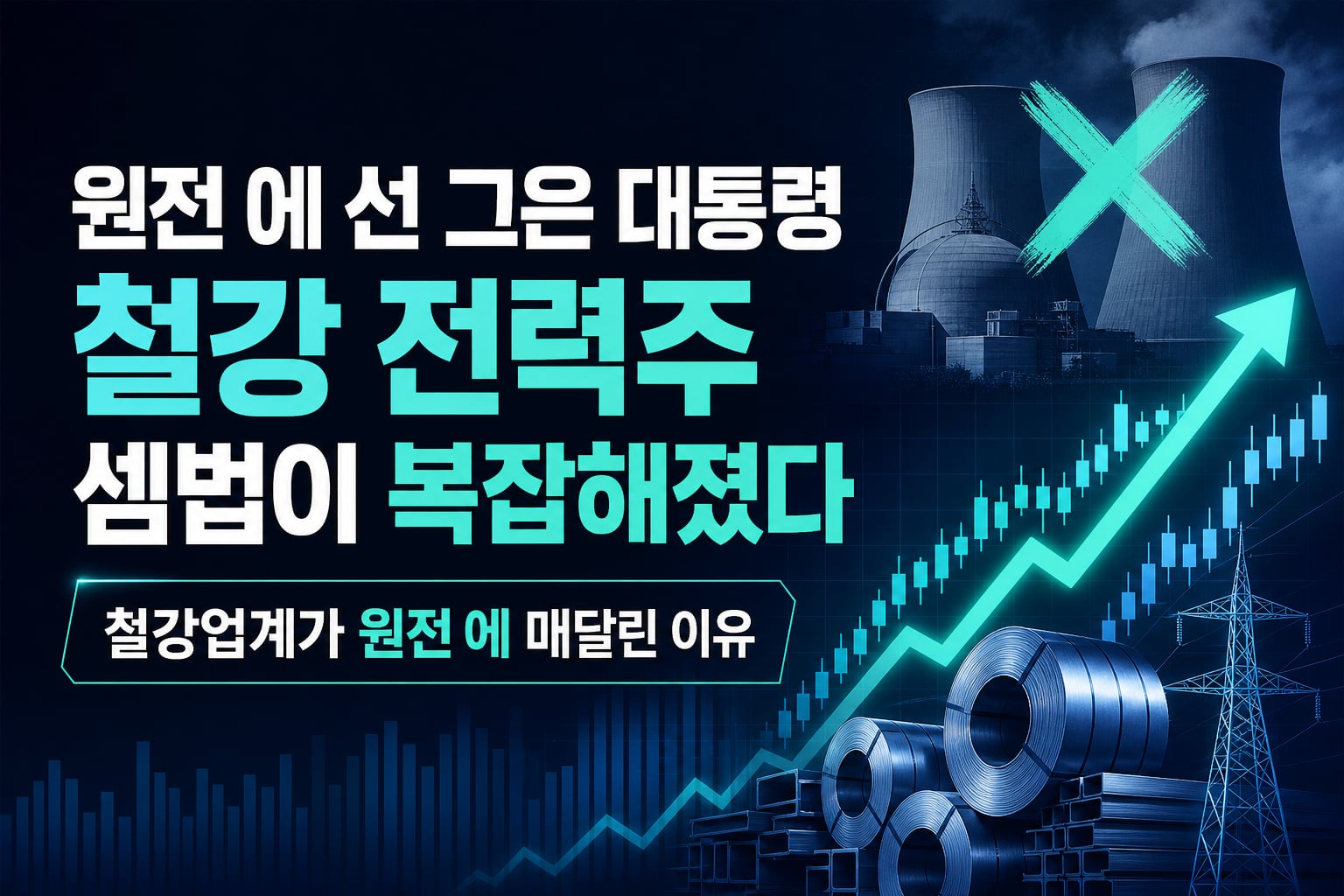 원전 PPA에 선 그은 李대통령, 철강·전력주 셈법이 복잡해졌다