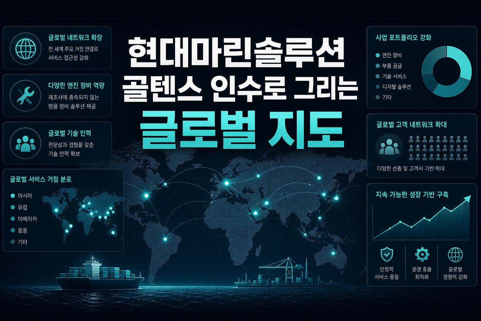 HD현대마린솔루션, 골텐스 인수로 그리는 글로벌 AM 지도