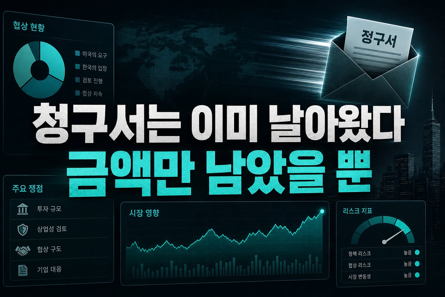 청구서는 이미 날아왔다, 금액만 남았을 뿐