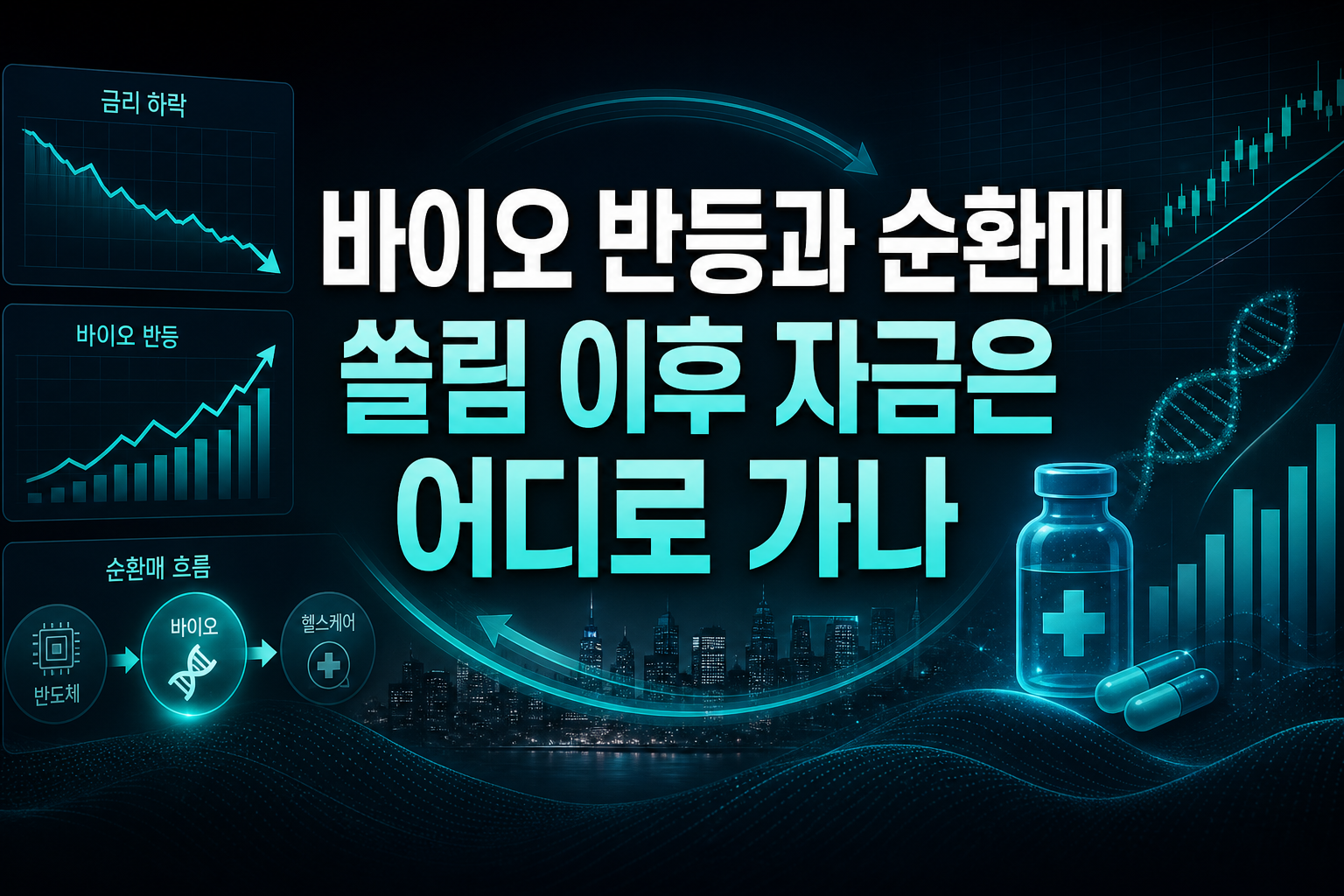 바이오 반등과 순환매, 쏠림 이후 자금은 어디로 가나