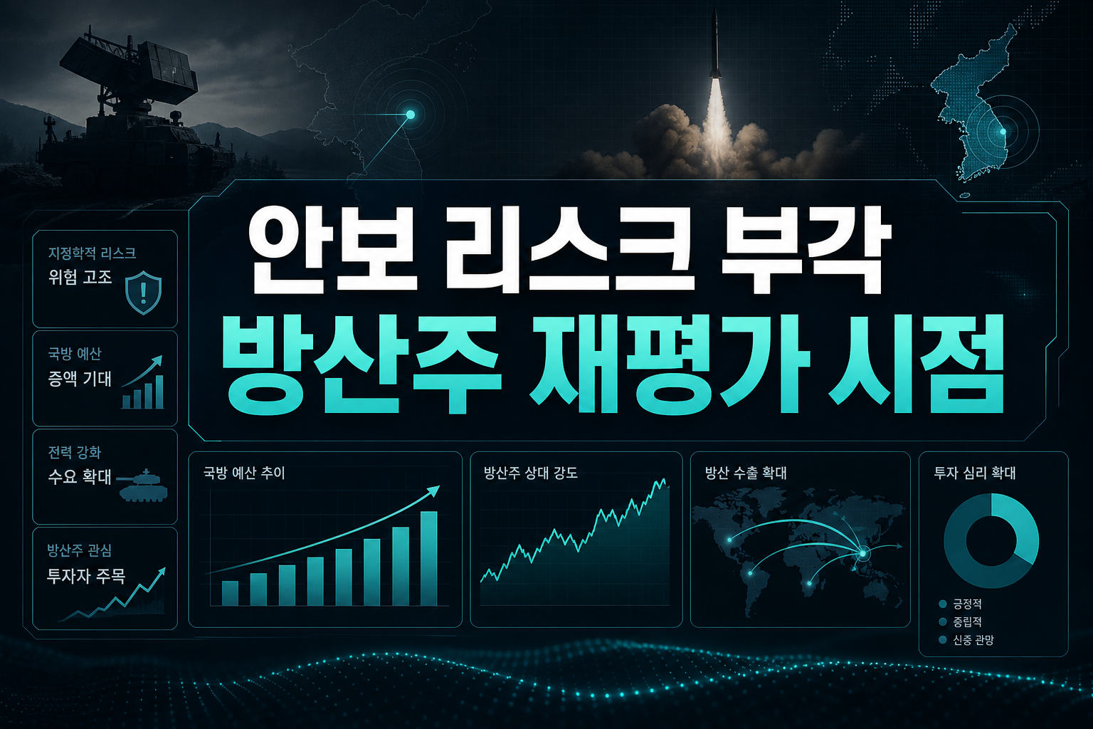 안보 리스크 부각, 방산주 재평가 시점