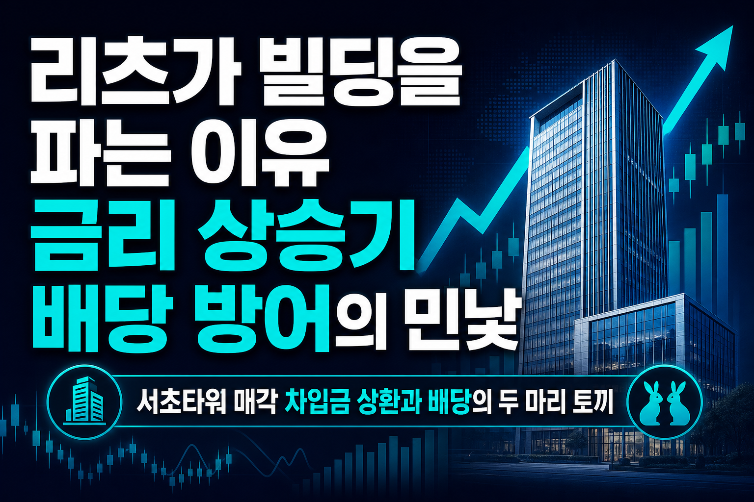 리츠가 빌딩을 파는 이유, 금리 상승기 배당 방어의 민낯