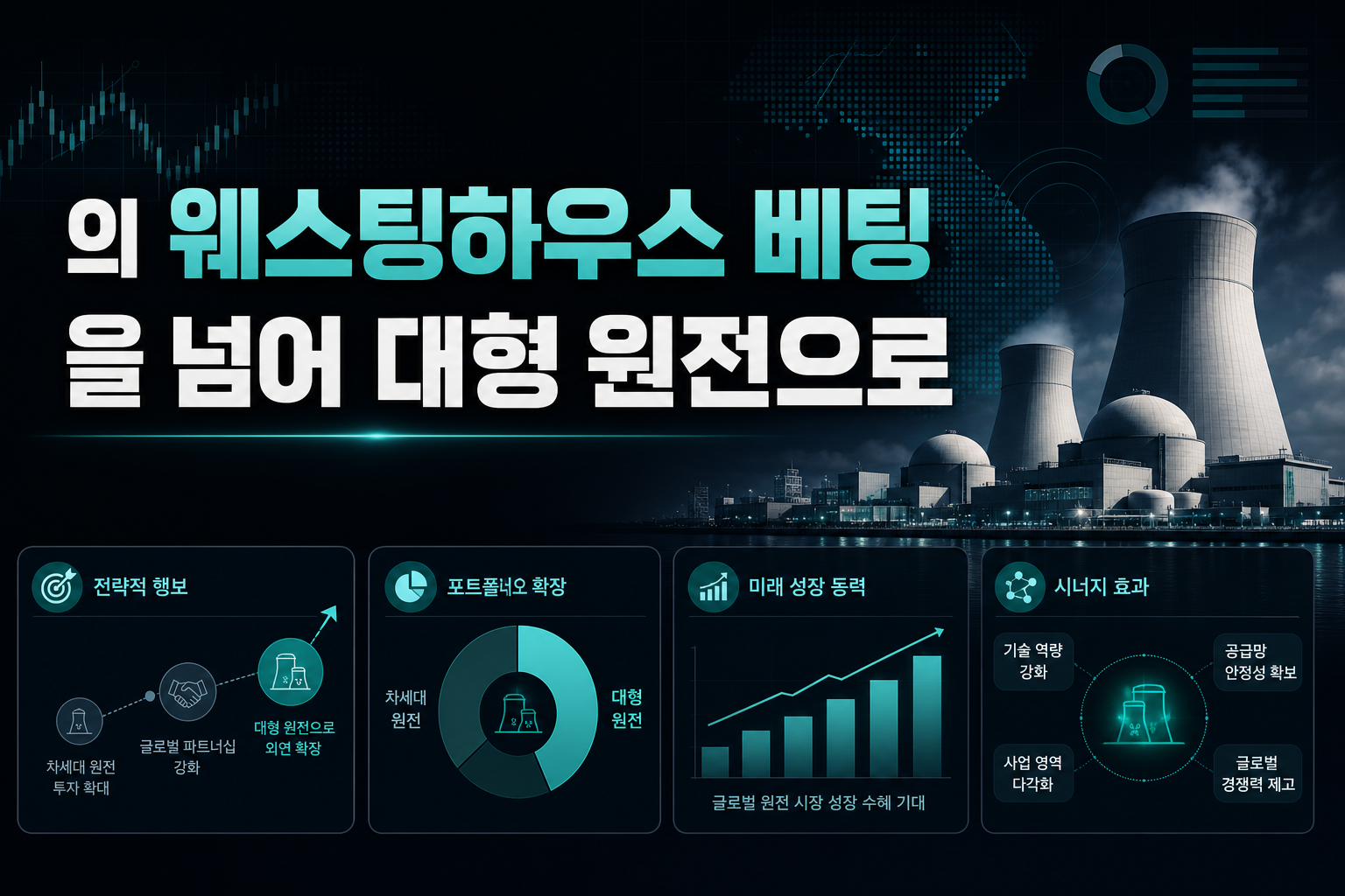 SK의 웨스팅하우스 베팅, SMR을 넘어 대형 원전으로