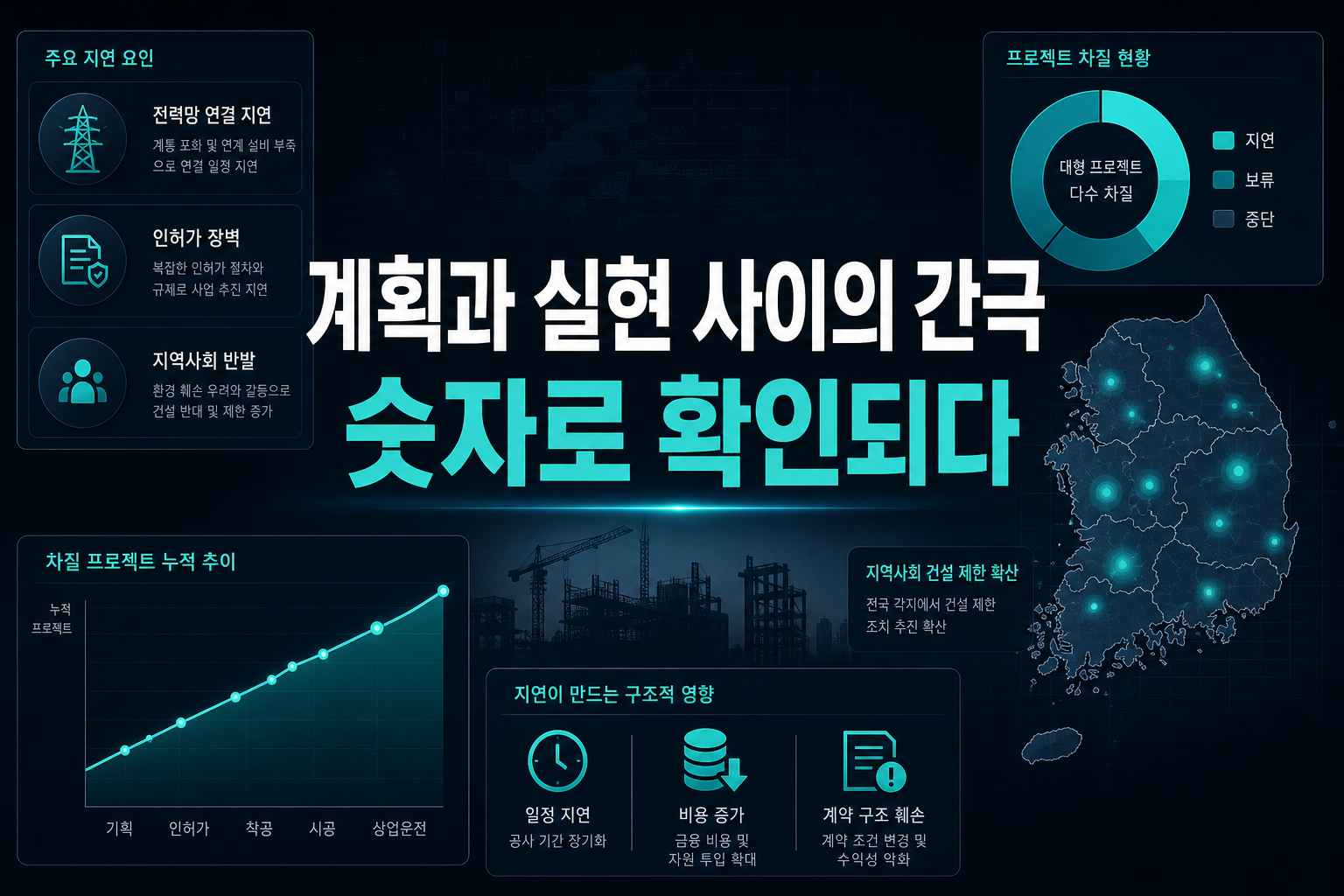 계획과 실현 사이의 간극, 숫자로 확인되다