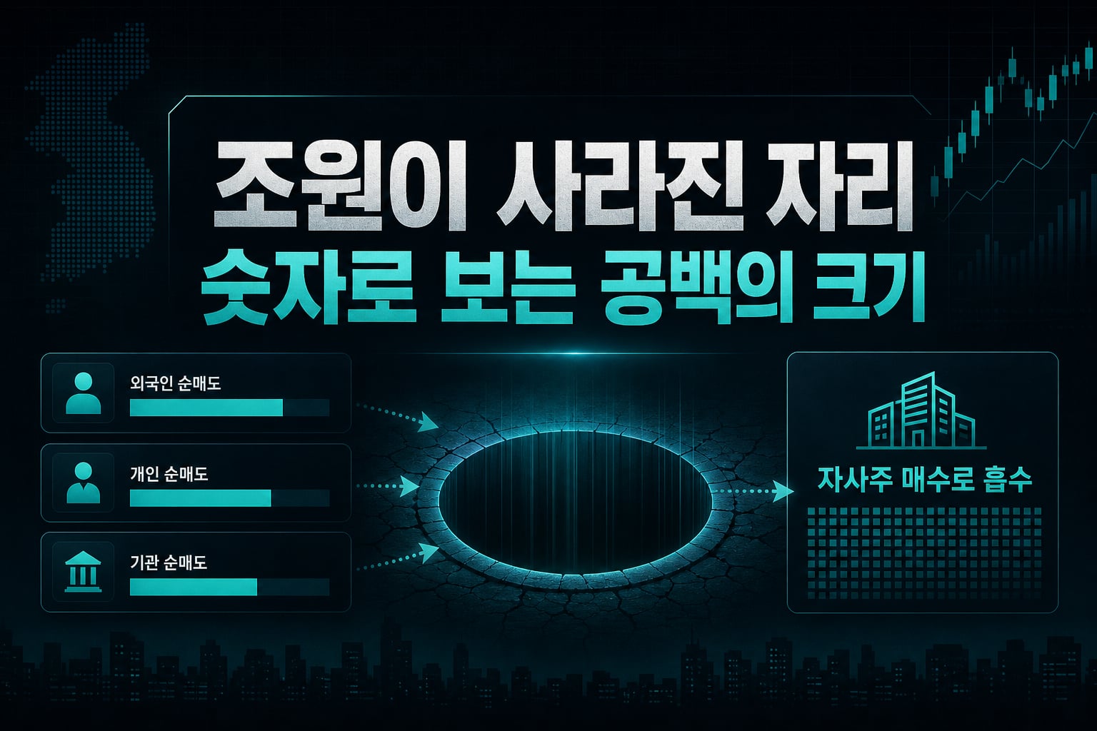 40조원이 사라진 자리, 숫자로 보는 공백의 크기