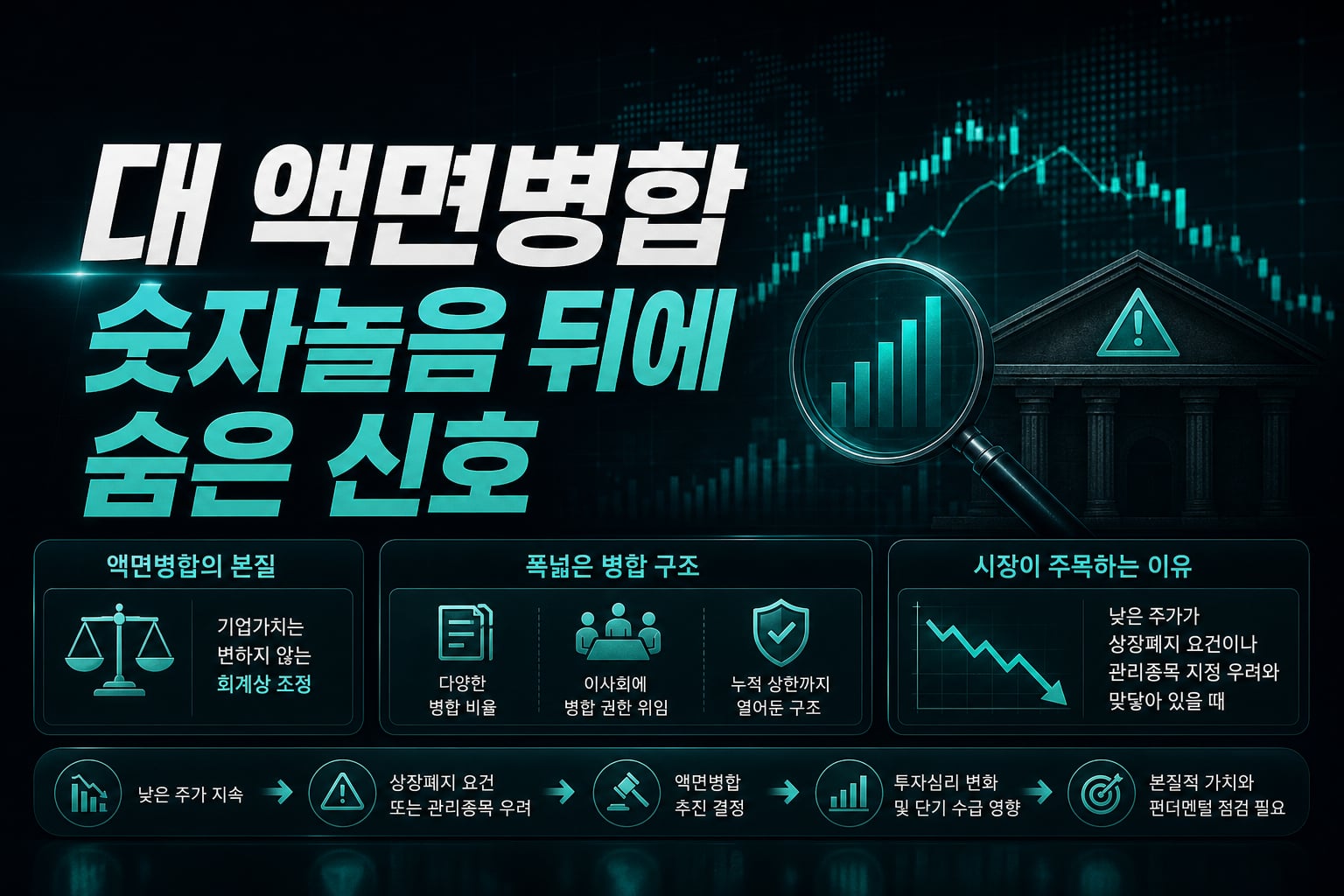 400대1 액면병합, 숫자놀음 뒤에 숨은 신호
