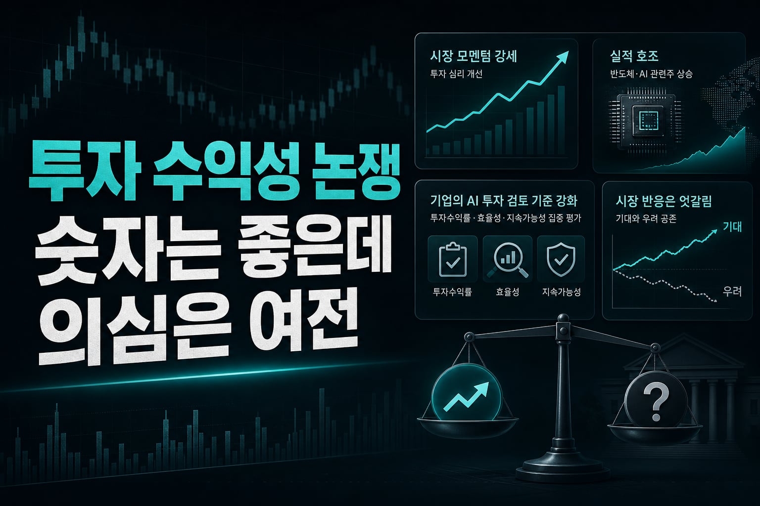 AI 투자 수익성 논쟁, 숫자는 좋은데 의심은 여전
