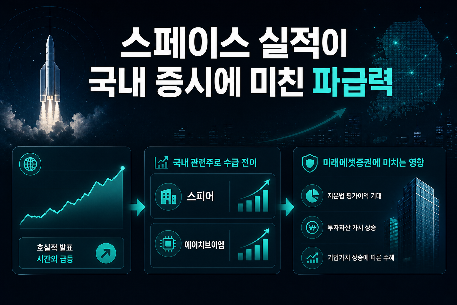 스페이스X 실적이 국내 증시에 미친 파급력