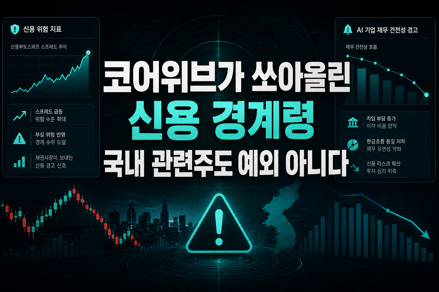 코어위브가 쏘아올린 신용 경계령, 국내 AI 관련주도 예외 아니다