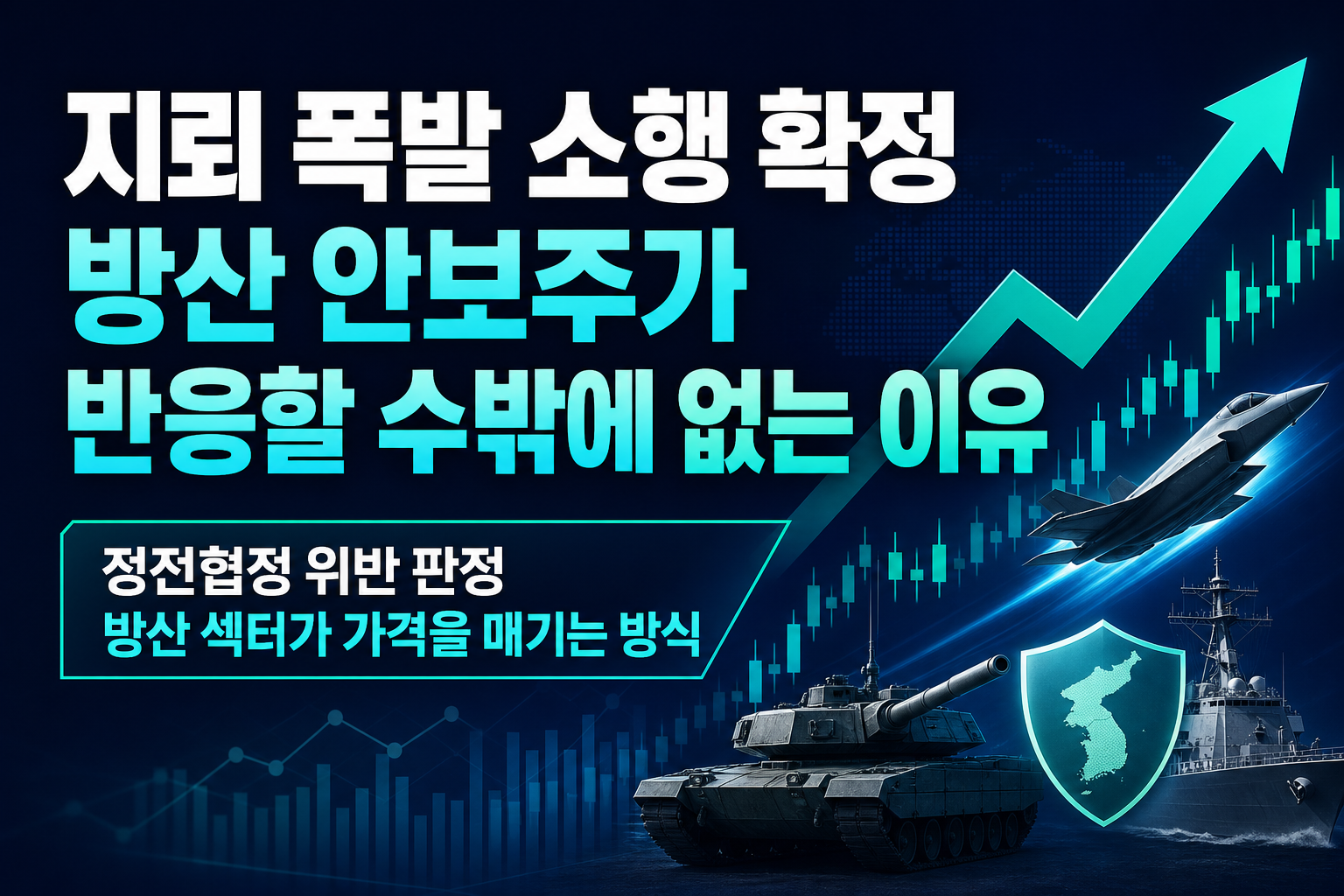 DMZ 지뢰 폭발 '北 소행' 확정, 방산·안보주가 반응할 수밖에 없는 이유