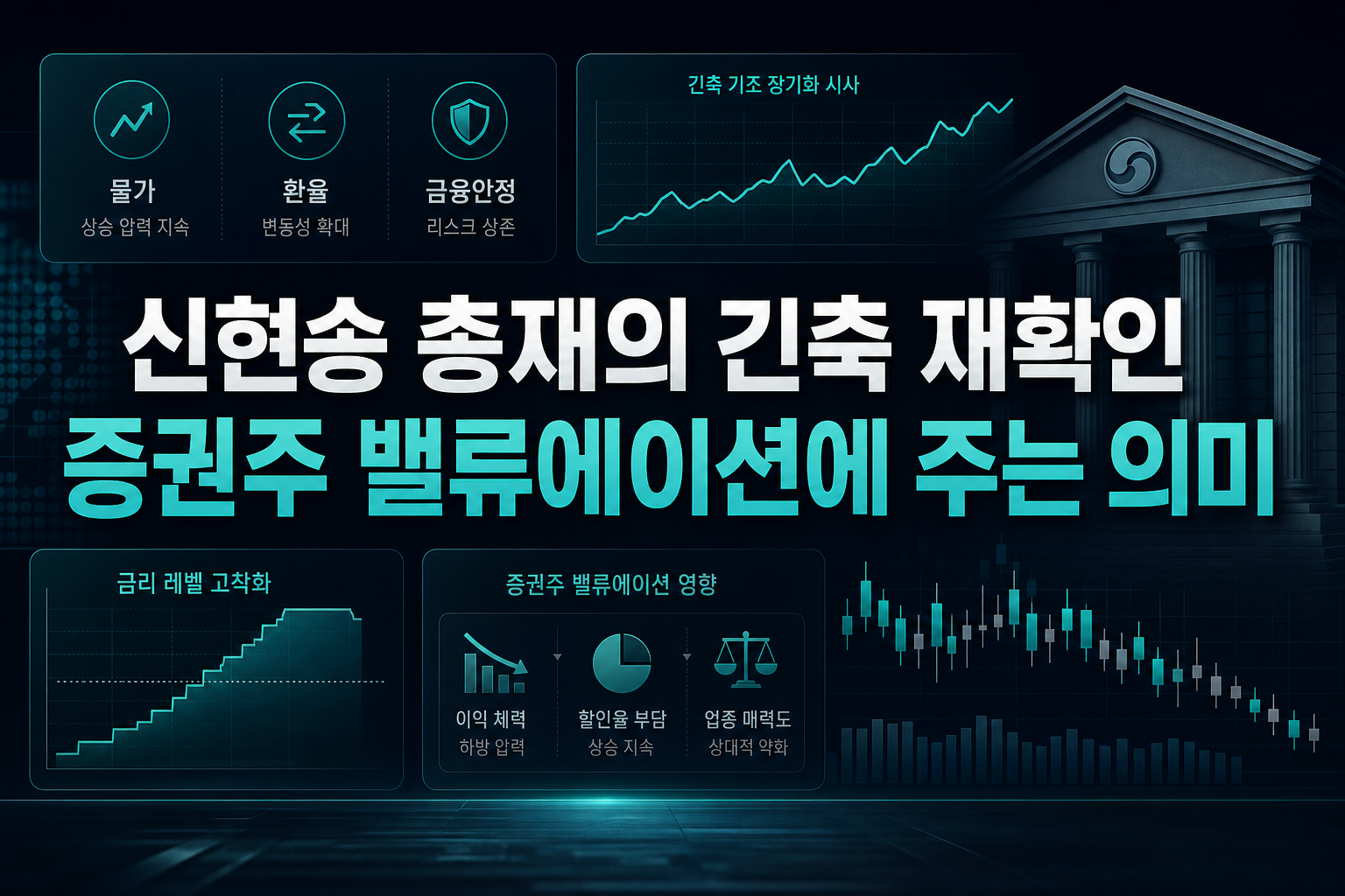 신현송 총재의 긴축 재확인, 증권주 밸류에이션에 주는 의미