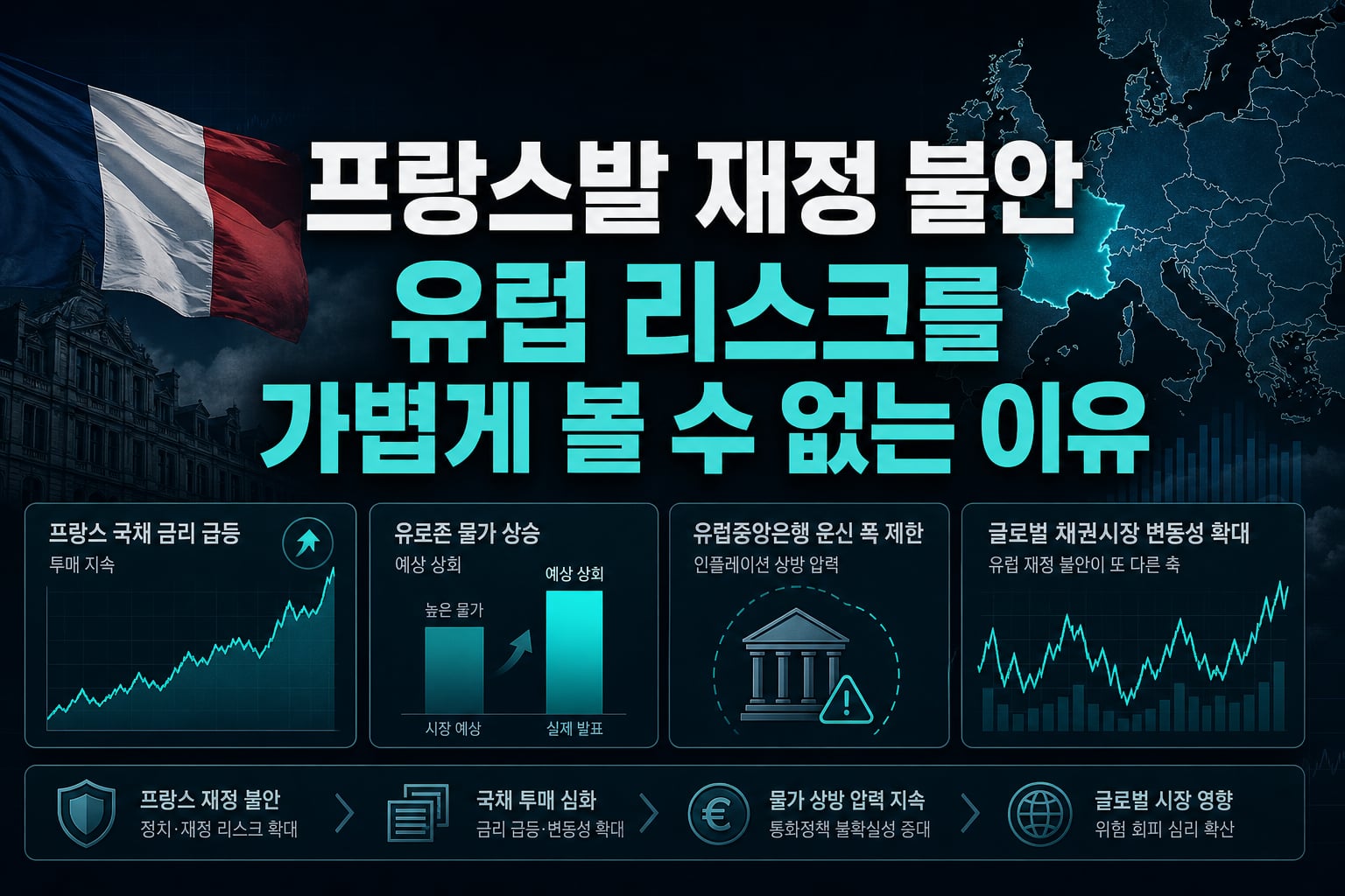 프랑스발 재정 불안, 유럽 리스크를 가볍게 볼 수 없는 이유