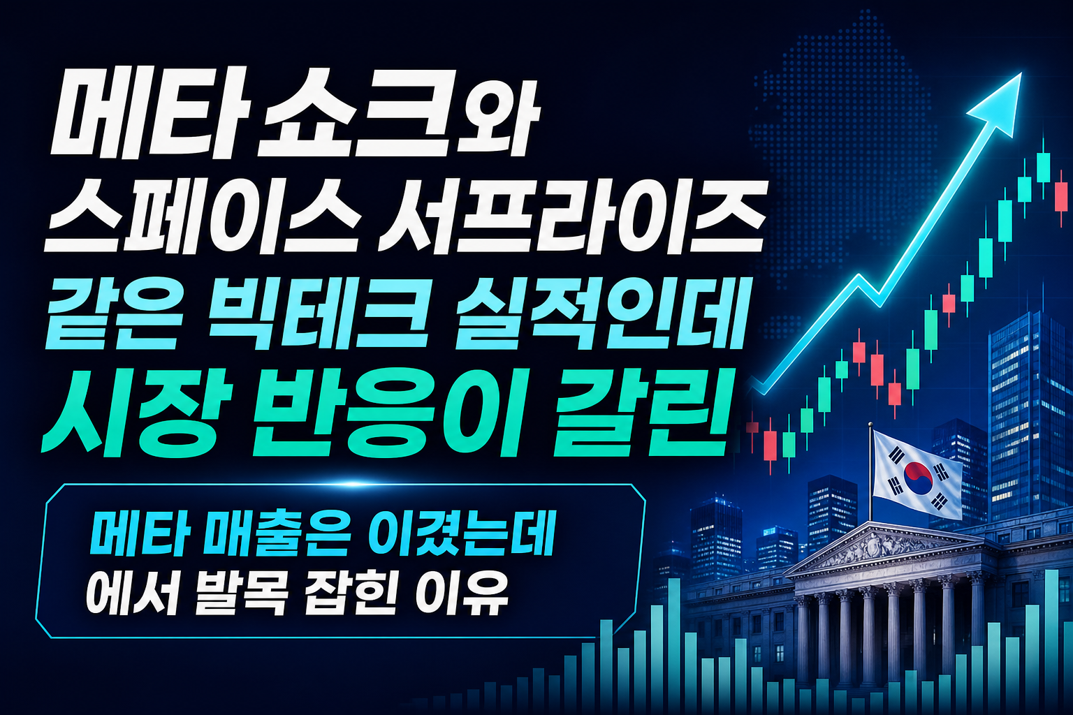 메타 EPS 쇼크와 스페이스X AI 서프라이즈, 같은 빅테크 실적인데 시장 반응이 갈린 이유