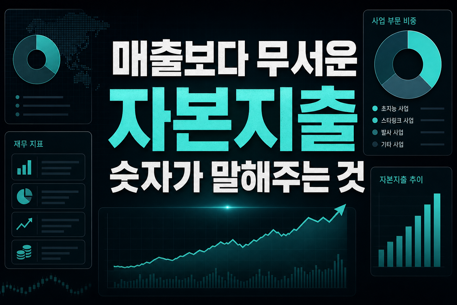매출보다 무서운 자본지출, 숫자가 말해주는 것