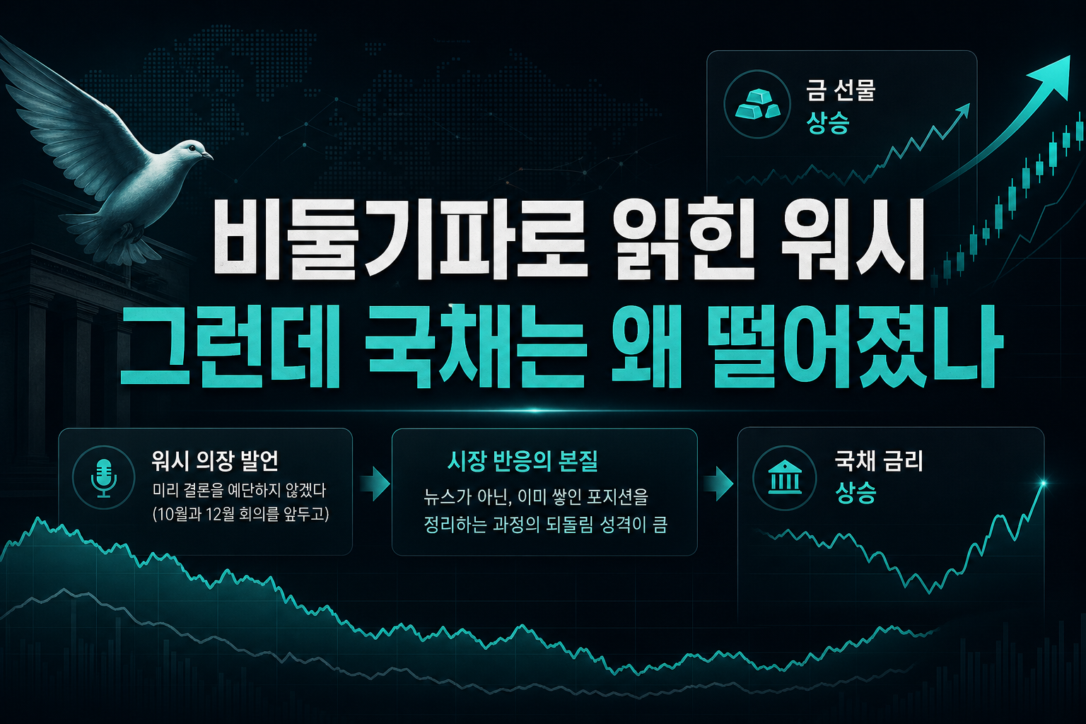 비둘기파로 읽힌 워시, 그런데 국채는 왜 떨어졌나