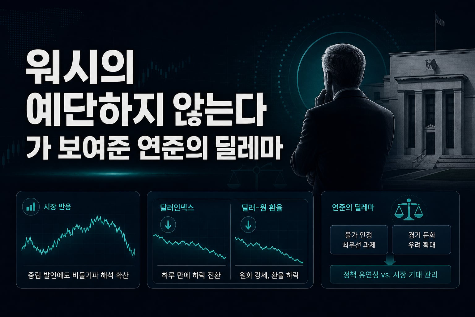 워시의 '예단하지 않는다'가 보여준 연준의 딜레마