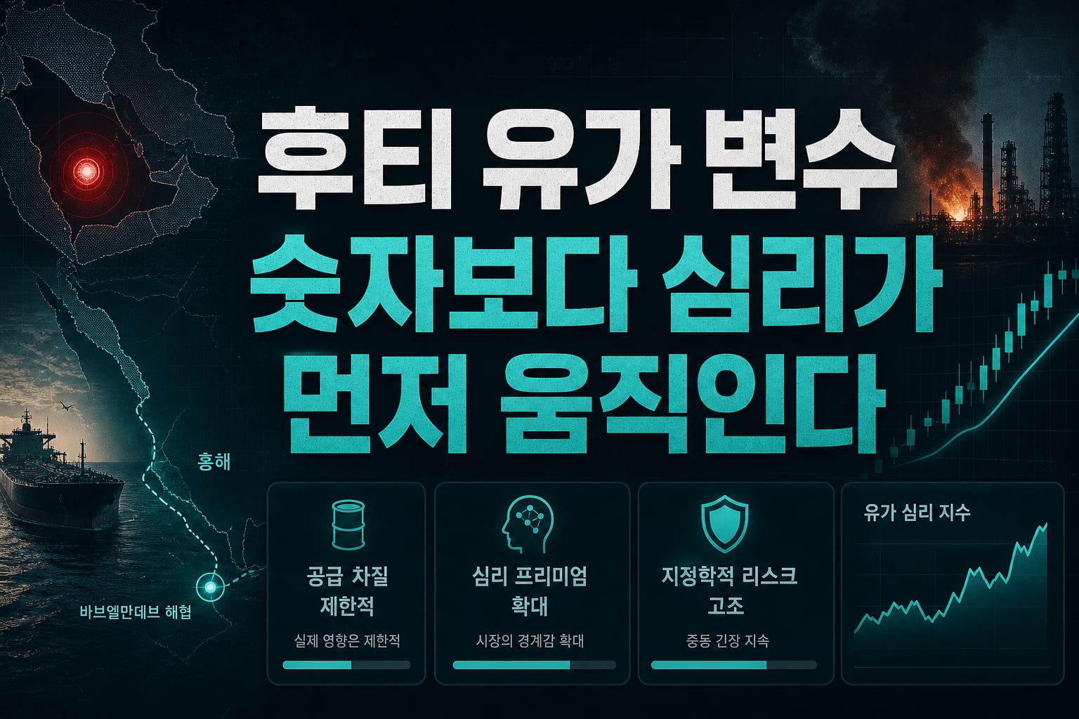 후티發 유가 변수, 숫자보다 심리가 먼저 움직인다
