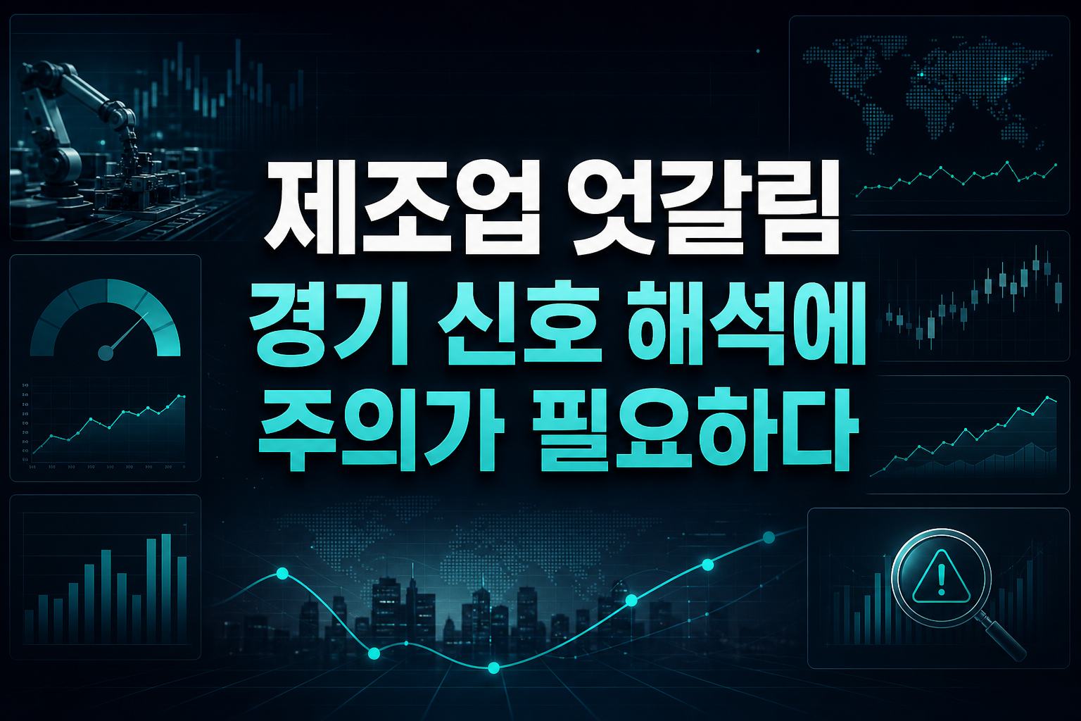 제조업 PMI 엇갈림, 경기 신호 해석에 주의가 필요하다