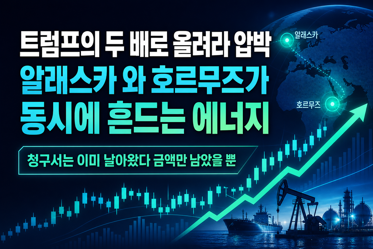트럼프의 '두 배로 올려라' 압박, 알래스카 LNG와 호르무즈가 동시에 흔드는 에너지株 셈법
