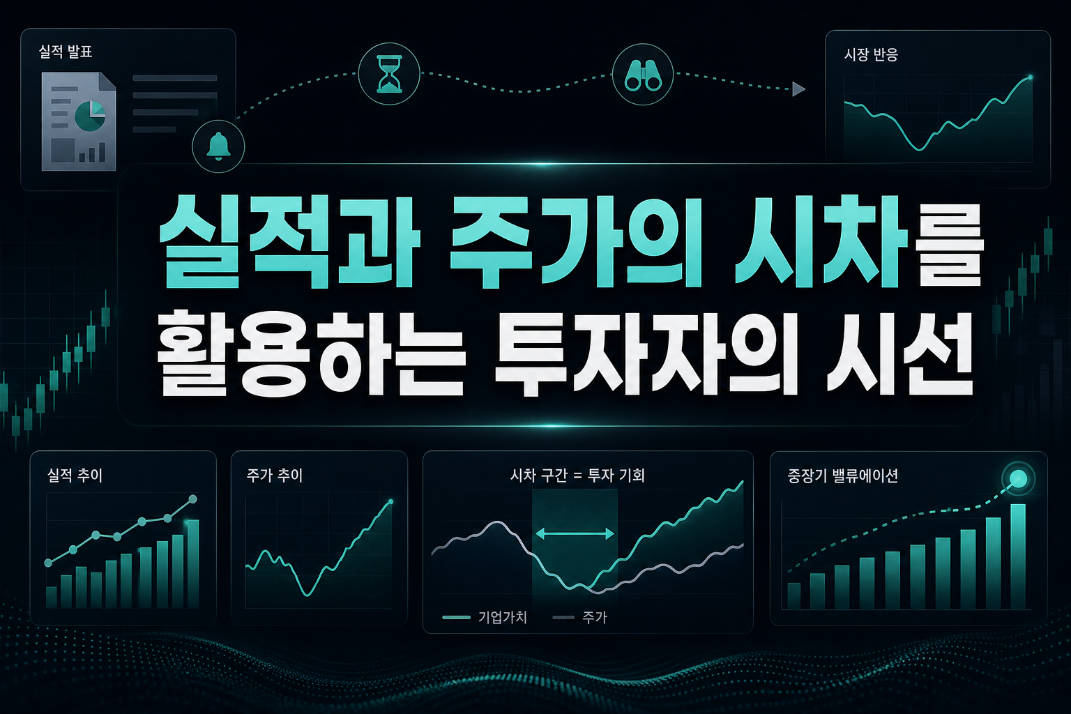 실적과 주가의 시차를 활용하는 투자자의 시선
