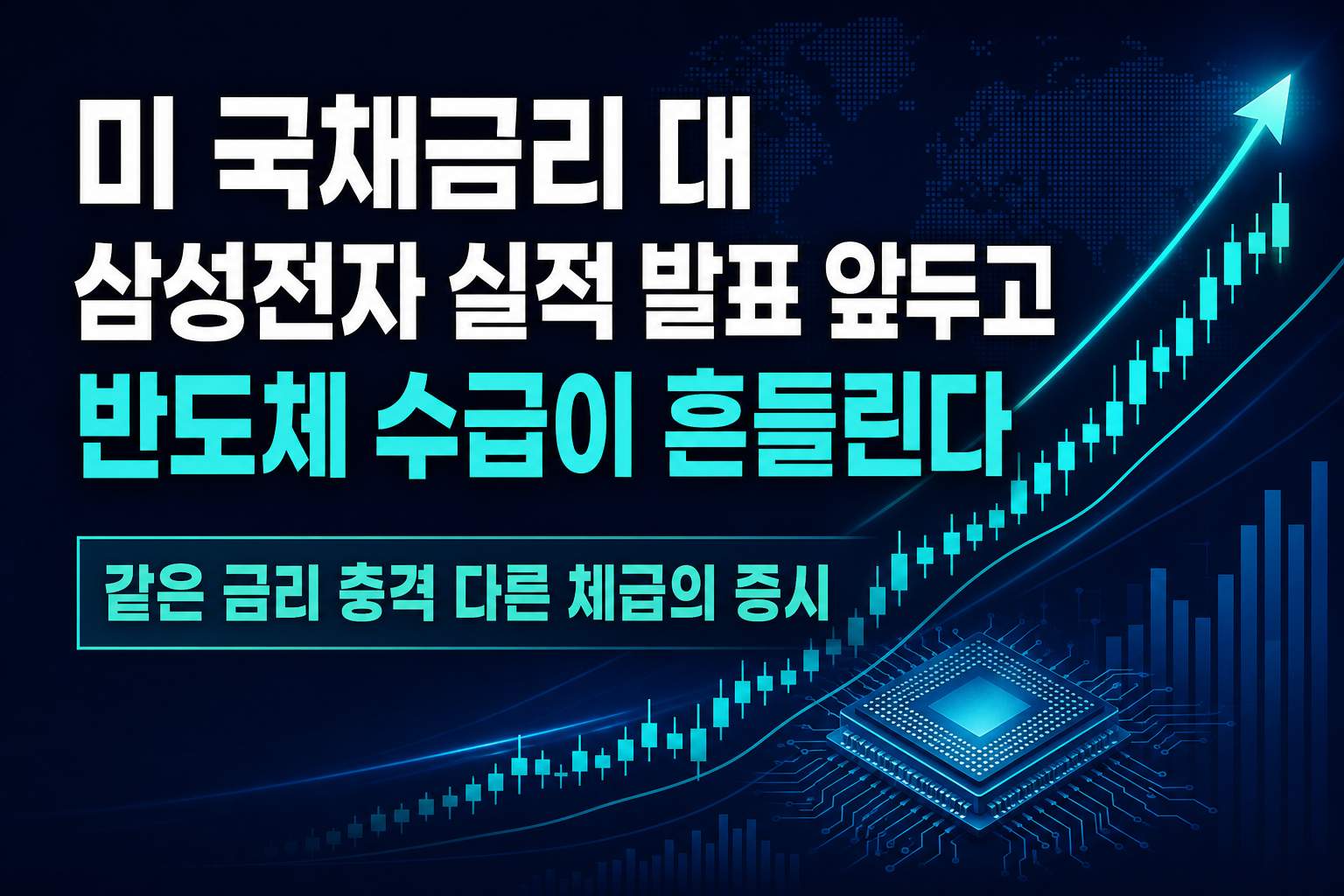 미 국채금리 5%대, 삼성전자 실적 발표 앞두고 반도체 수급이 흔들린다