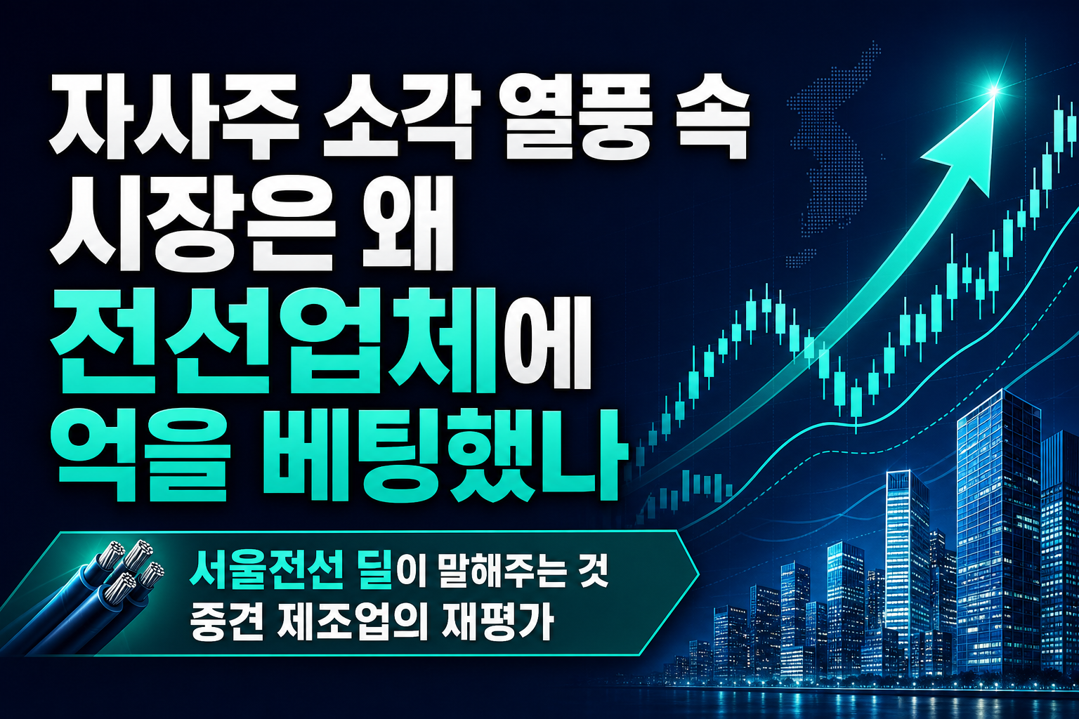 자사주 소각 열풍 속, PE 시장은 왜 전선업체에 3100억을 베팅했나