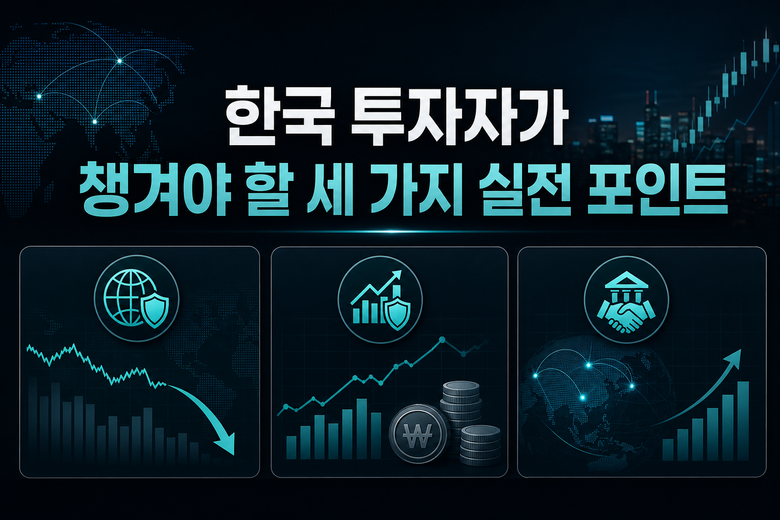 한국 투자자가 챙겨야 할 세 가지 실전 포인트