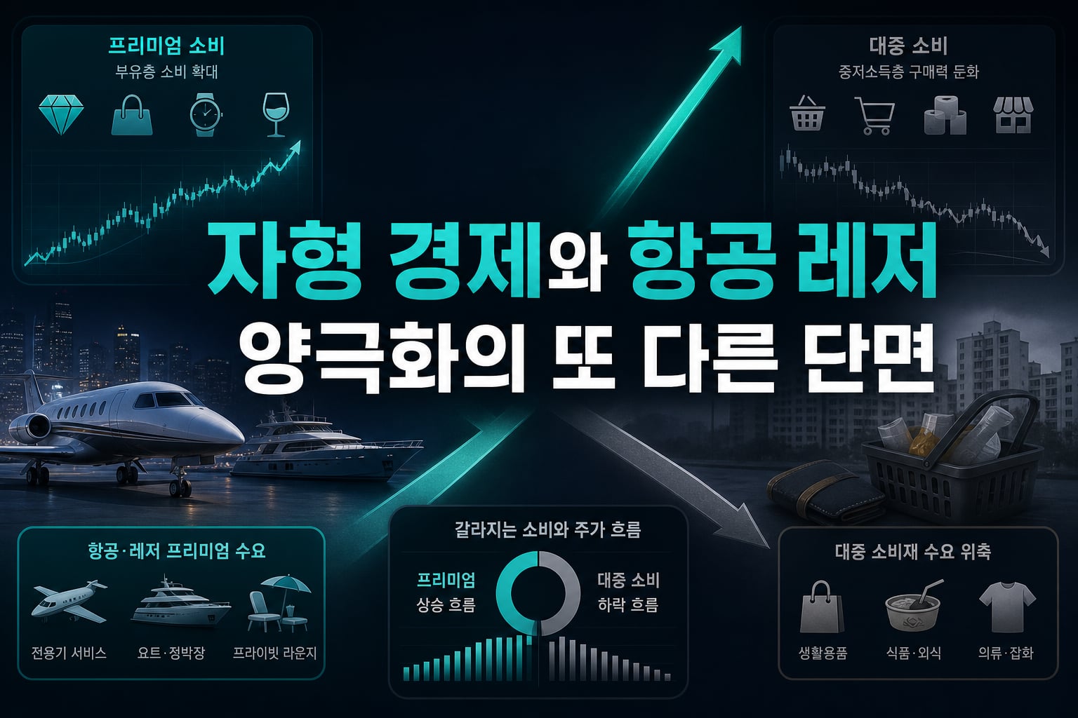 K자형 경제와 항공·레저株, 양극화의 또 다른 단면