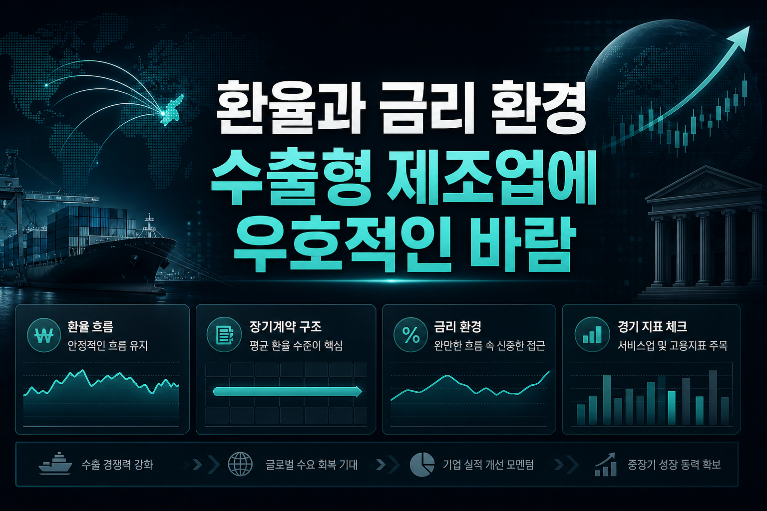 환율과 금리 환경, 수출형 제조업에 우호적인 바람