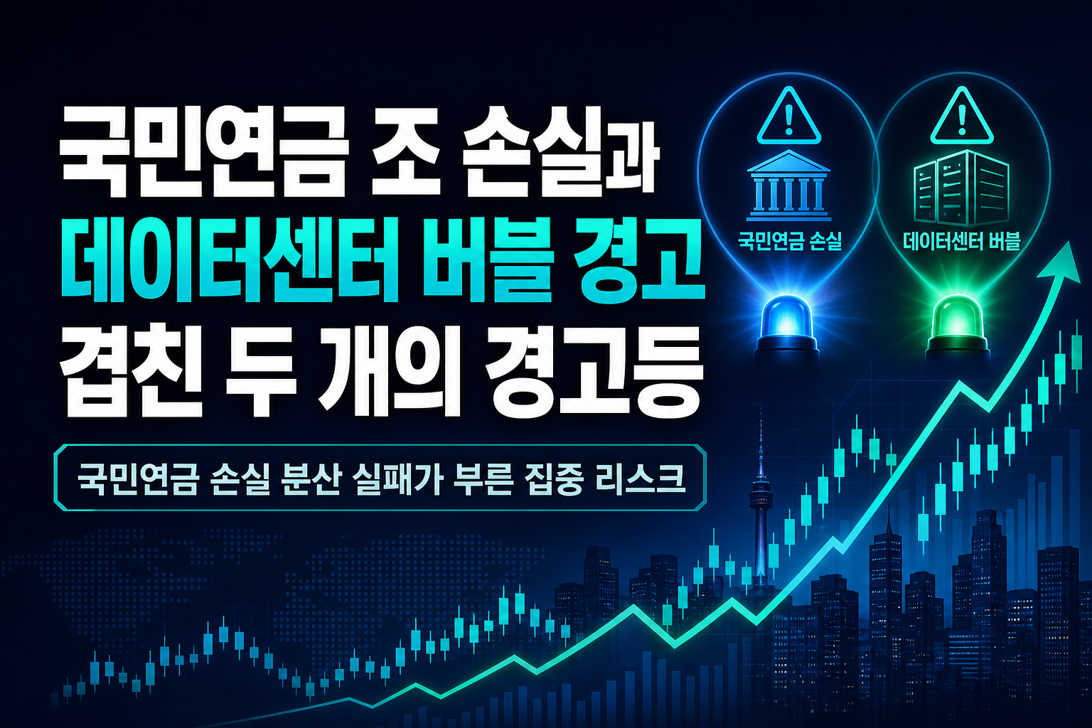 국민연금 182조 손실과 데이터센터 버블 경고, 겹친 두 개의 경고등