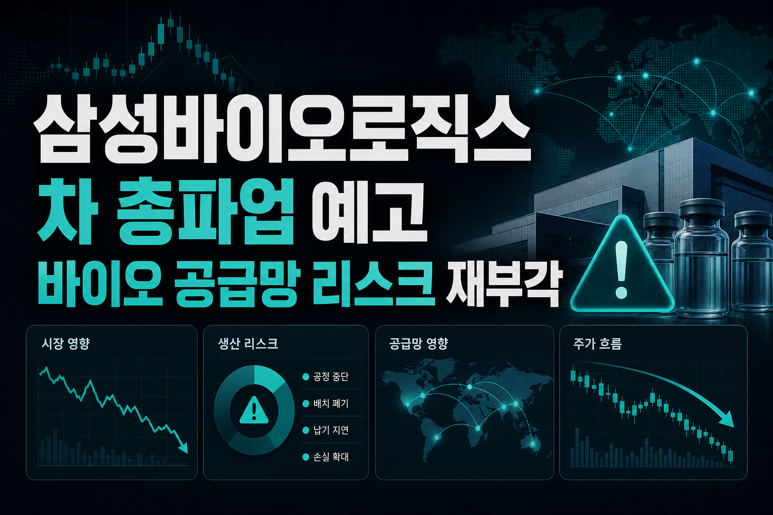 삼성바이오로직스 2차 총파업 예고, 바이오 공급망 리스크 재부각