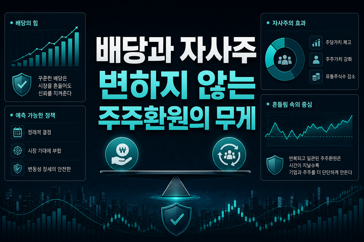 배당과 자사주, 변하지 않는 주주환원의 무게