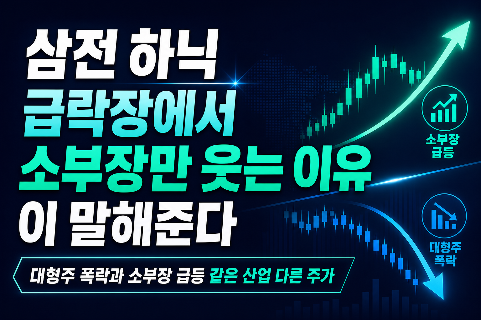 삼전·하닉 급락장에서 소부장만 웃는 이유, PER이 말해준다