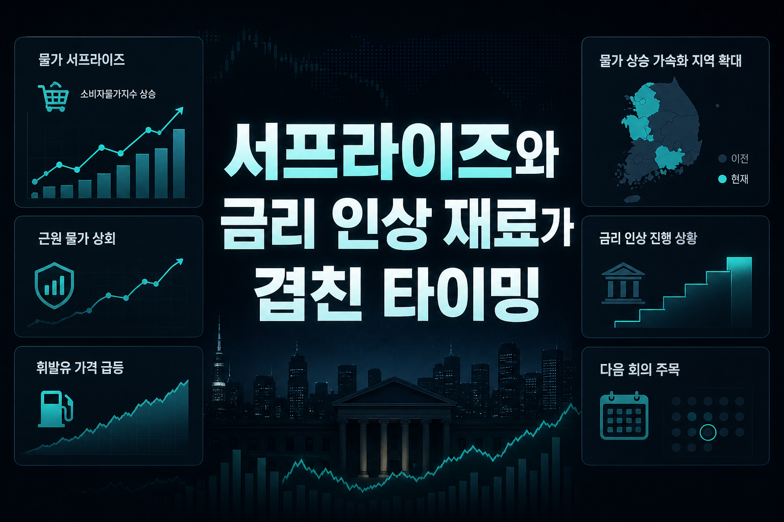 CPI 서프라이즈와 금리 인상 재료가 겹친 타이밍