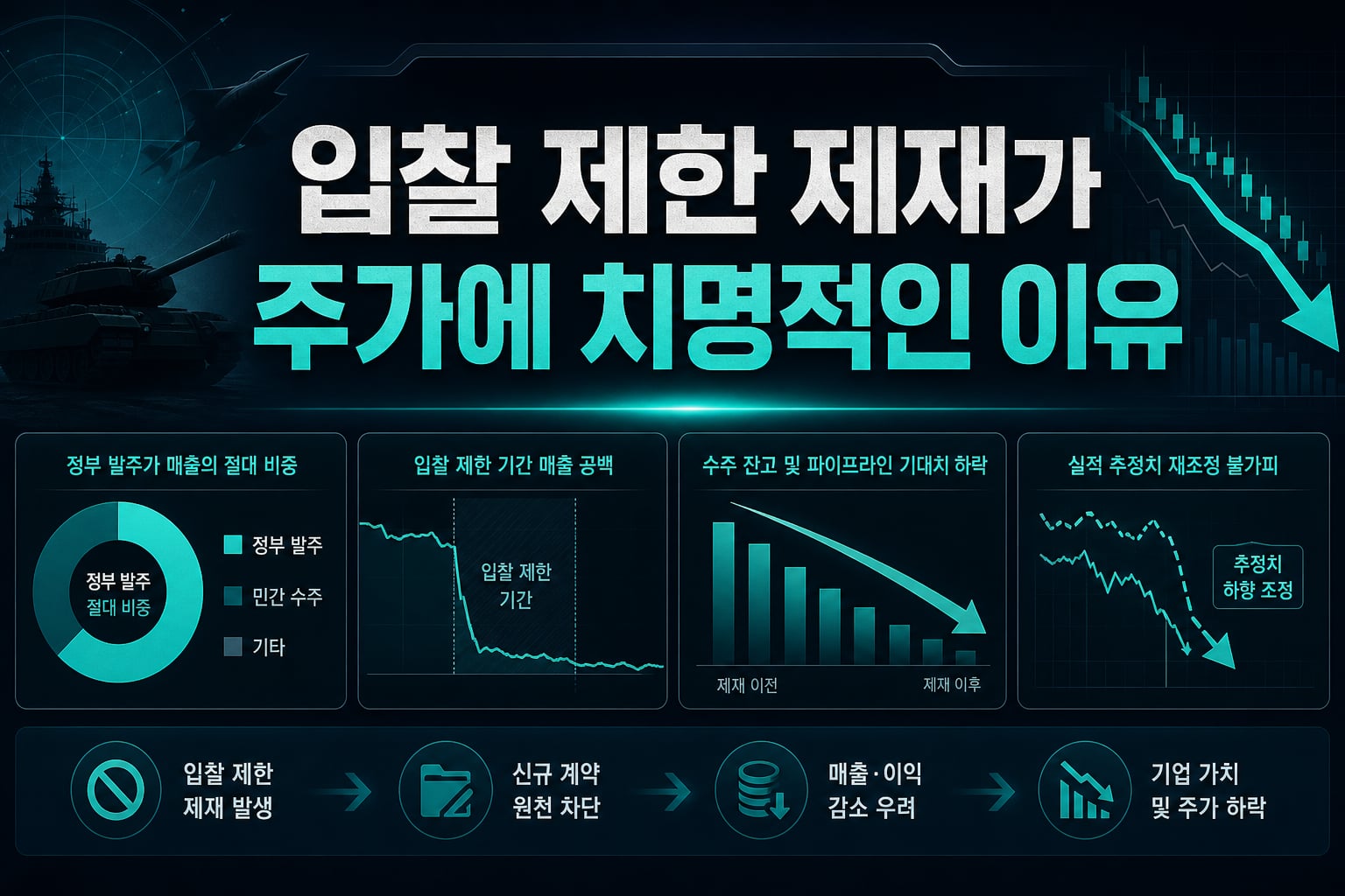 입찰 제한 제재가 주가에 치명적인 이유