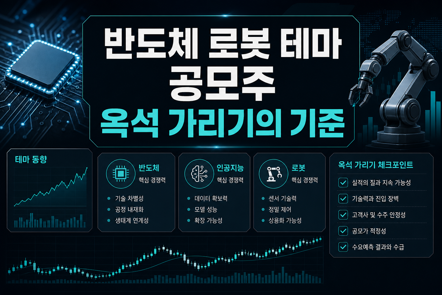 반도체·로봇 테마 공모주, 옥석 가리기의 기준