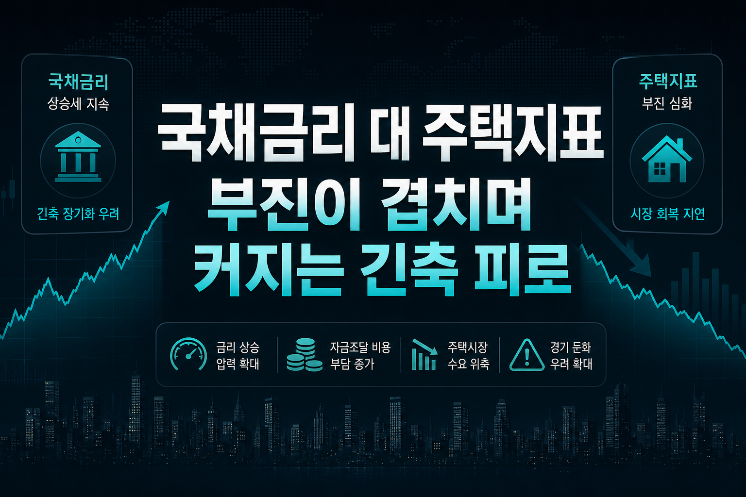 국채금리 5.1%대, 주택지표 부진이 겹치며 커지는 긴축 피로