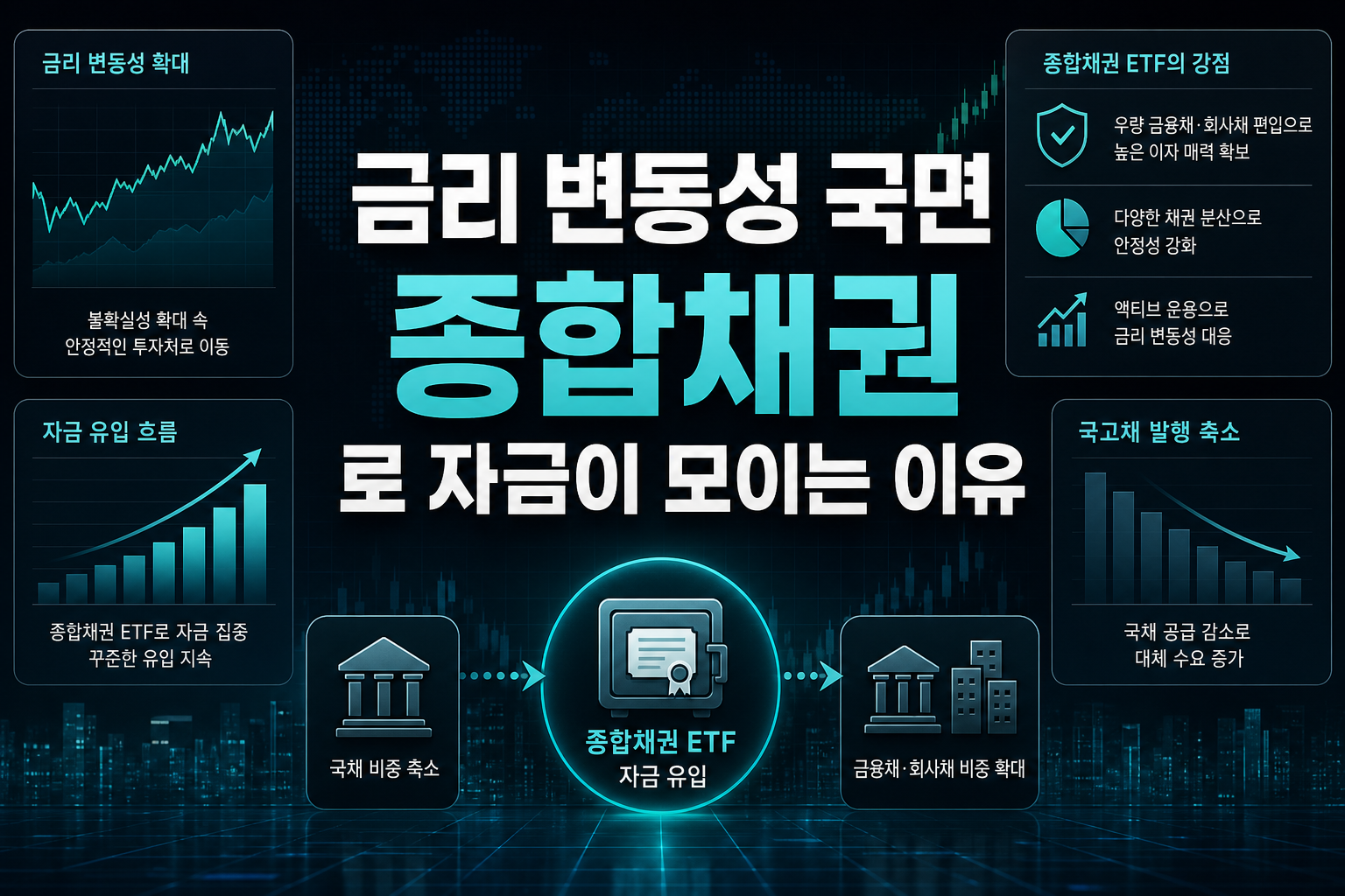금리 변동성 국면, 종합채권 ETF로 자금이 모이는 이유