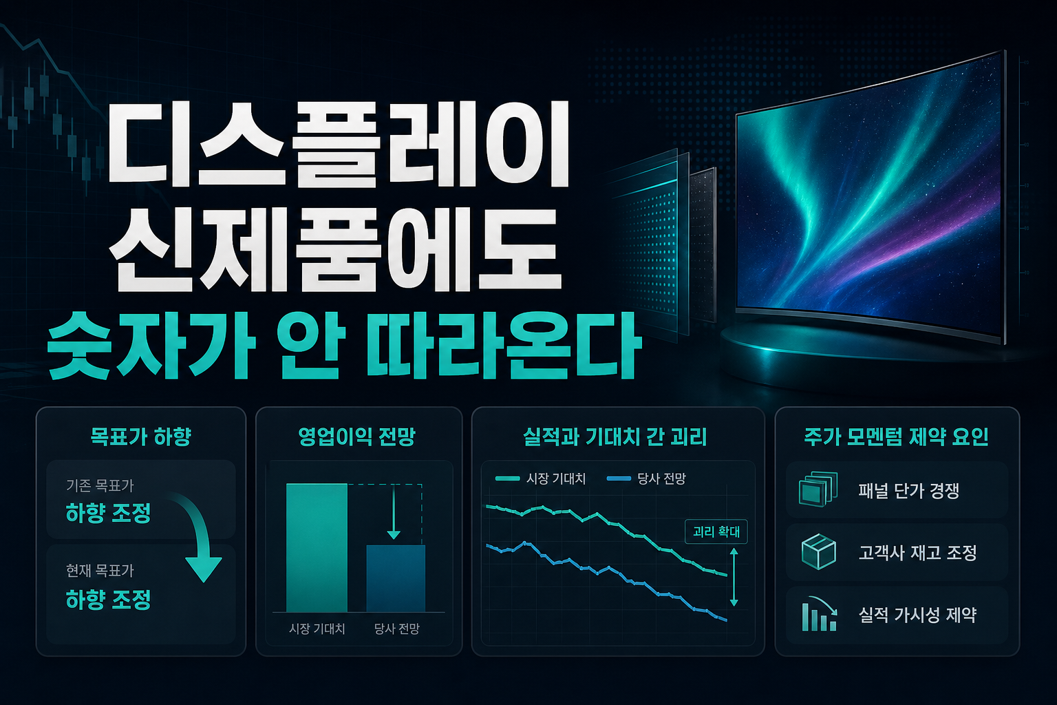 LG디스플레이, OLED 신제품에도 숫자가 안 따라온다