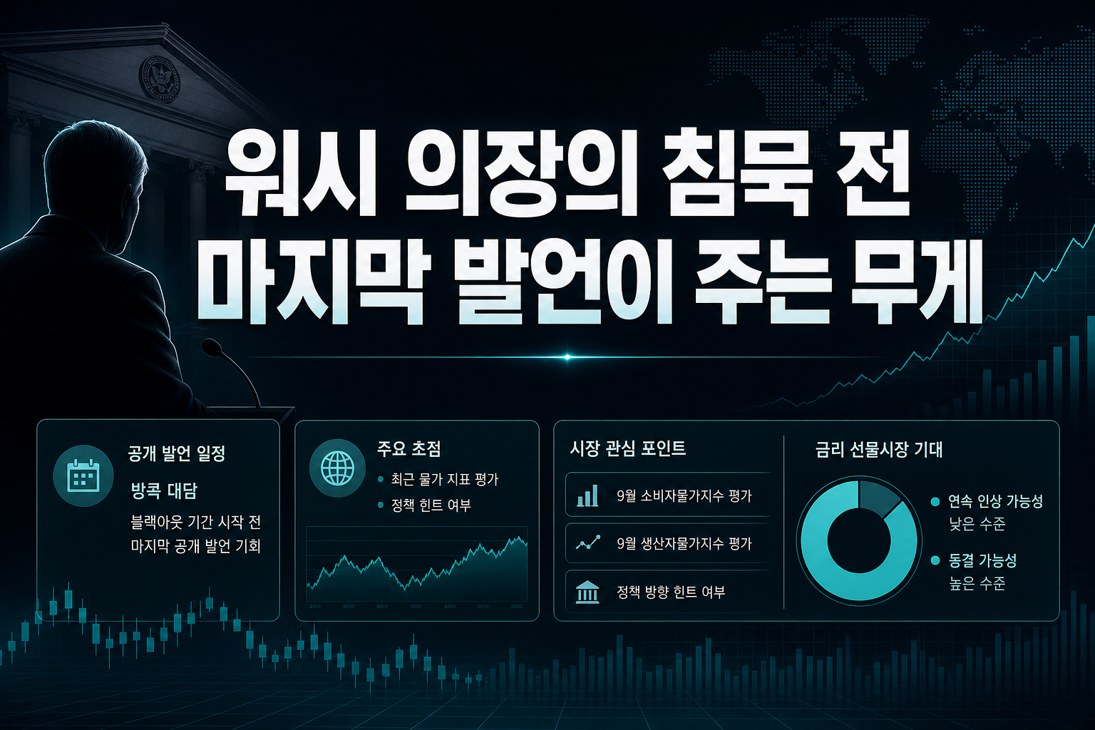 워시 의장의 침묵 전 마지막 발언이 주는 무게