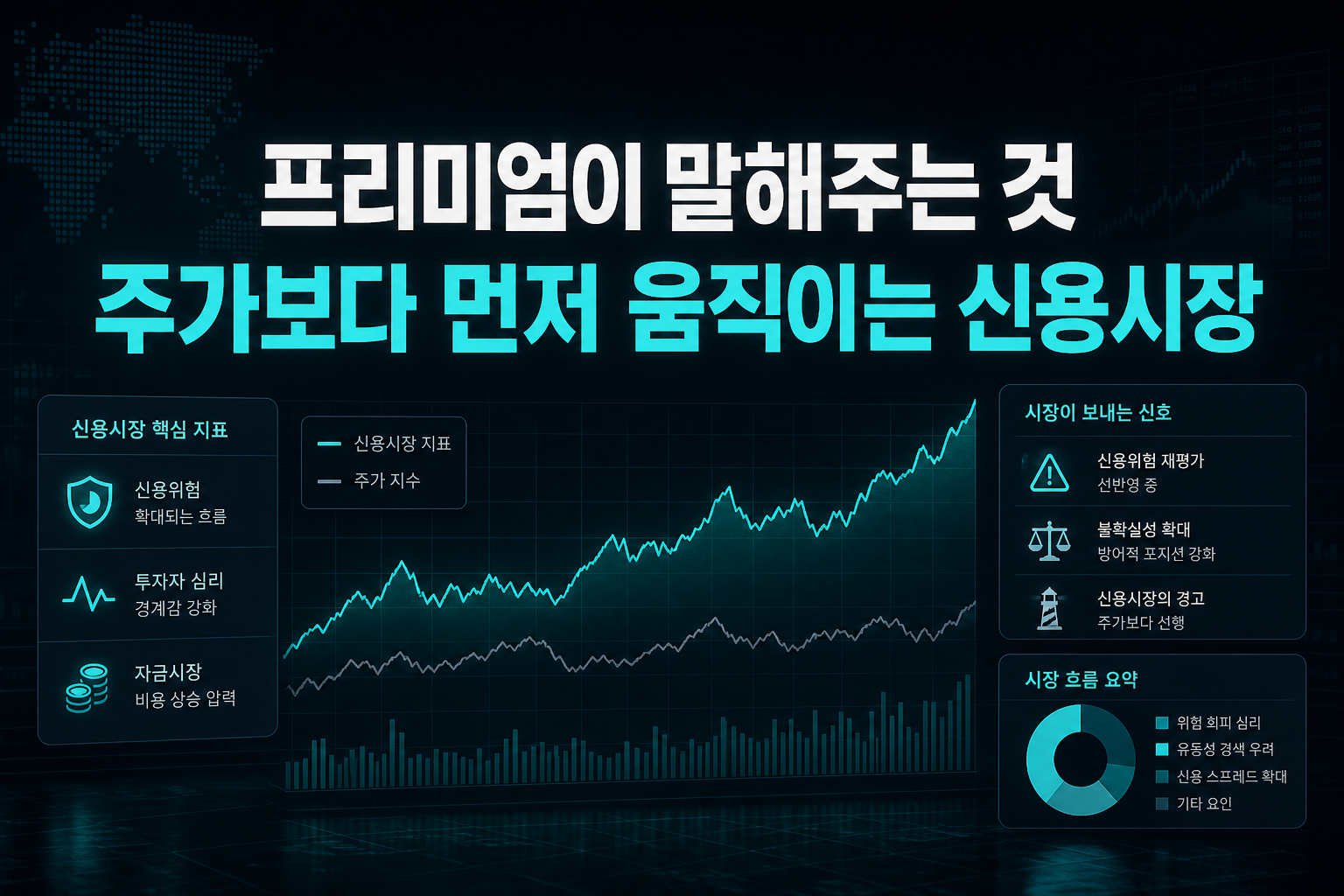 CDS 프리미엄이 말해주는 것, 주가보다 먼저 움직이는 신용시장
