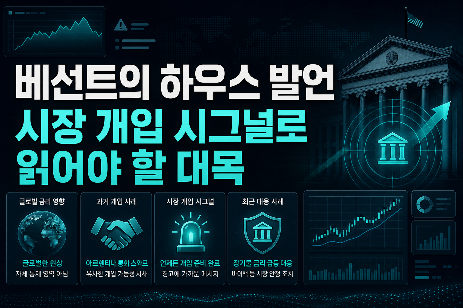 베선트의 '하우스' 발언, 시장 개입 시그널로 읽어야 할 대목