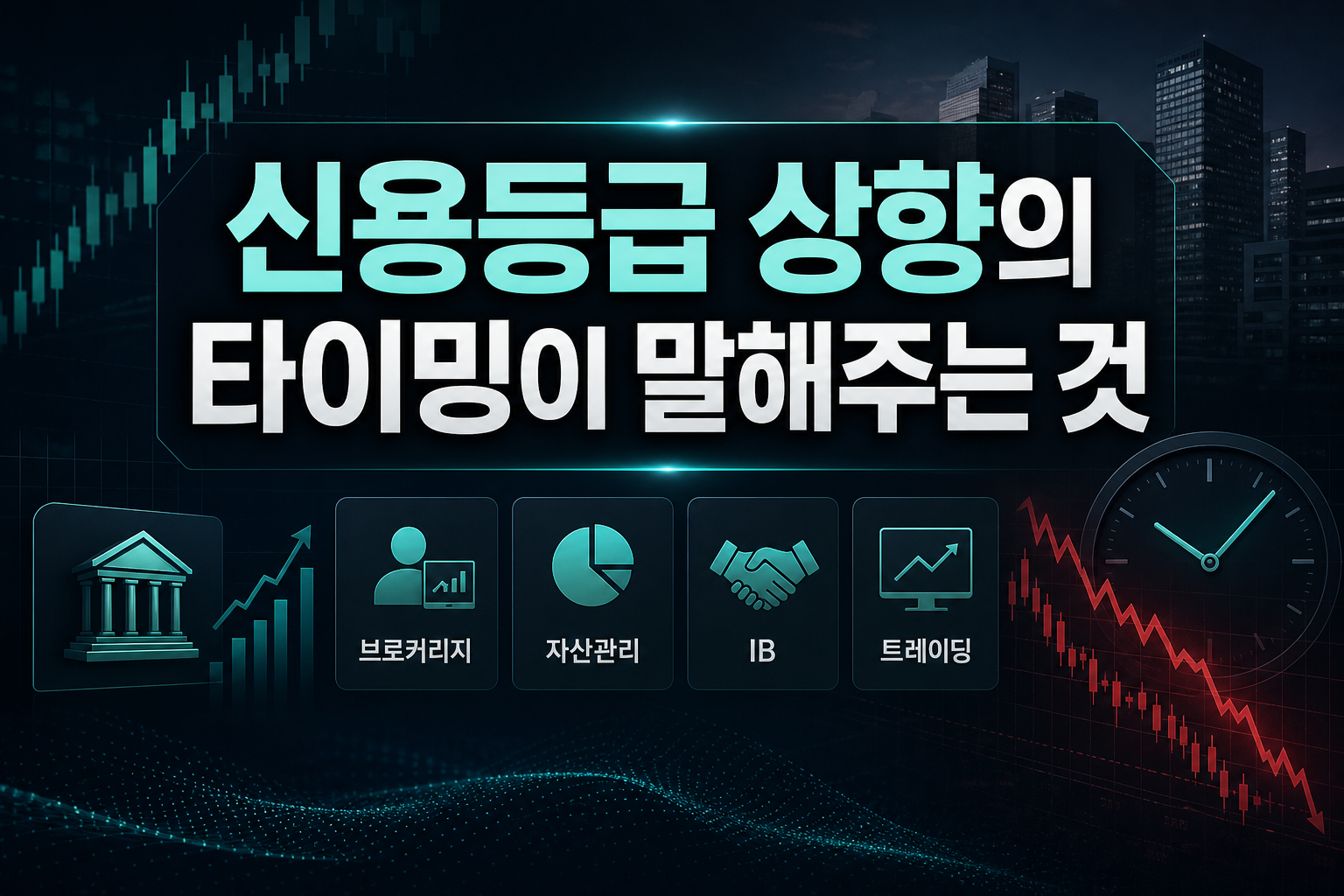 신용등급 상향의 타이밍이 말해주는 것