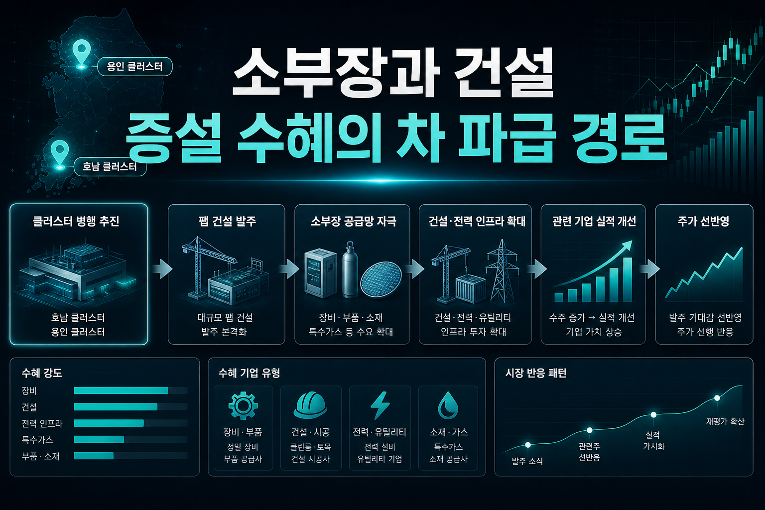 소부장과 건설, 증설 수혜의 2차 파급 경로