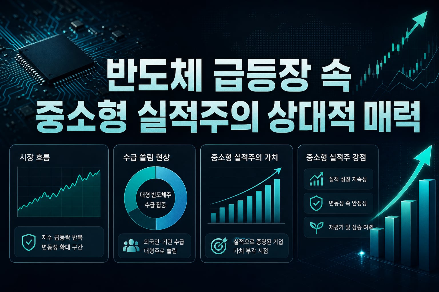 반도체 급등장 속 중소형 실적주의 상대적 매력