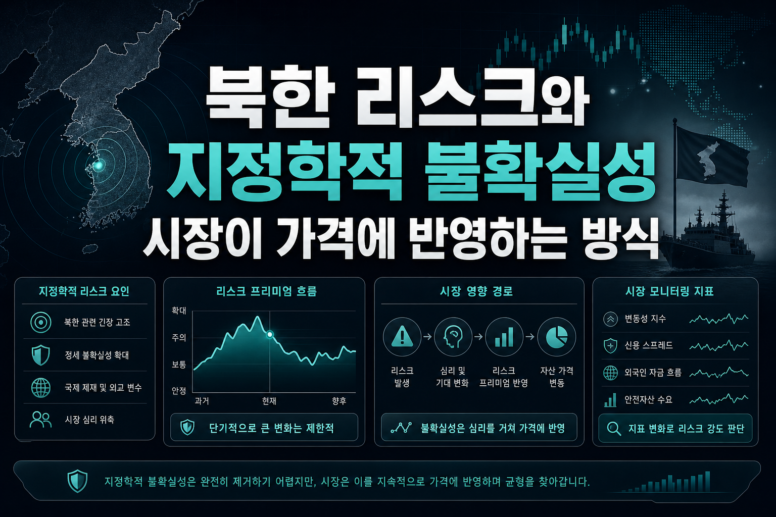 북한 리스크와 지정학적 불확실성, 시장이 가격에 반영하는 방식