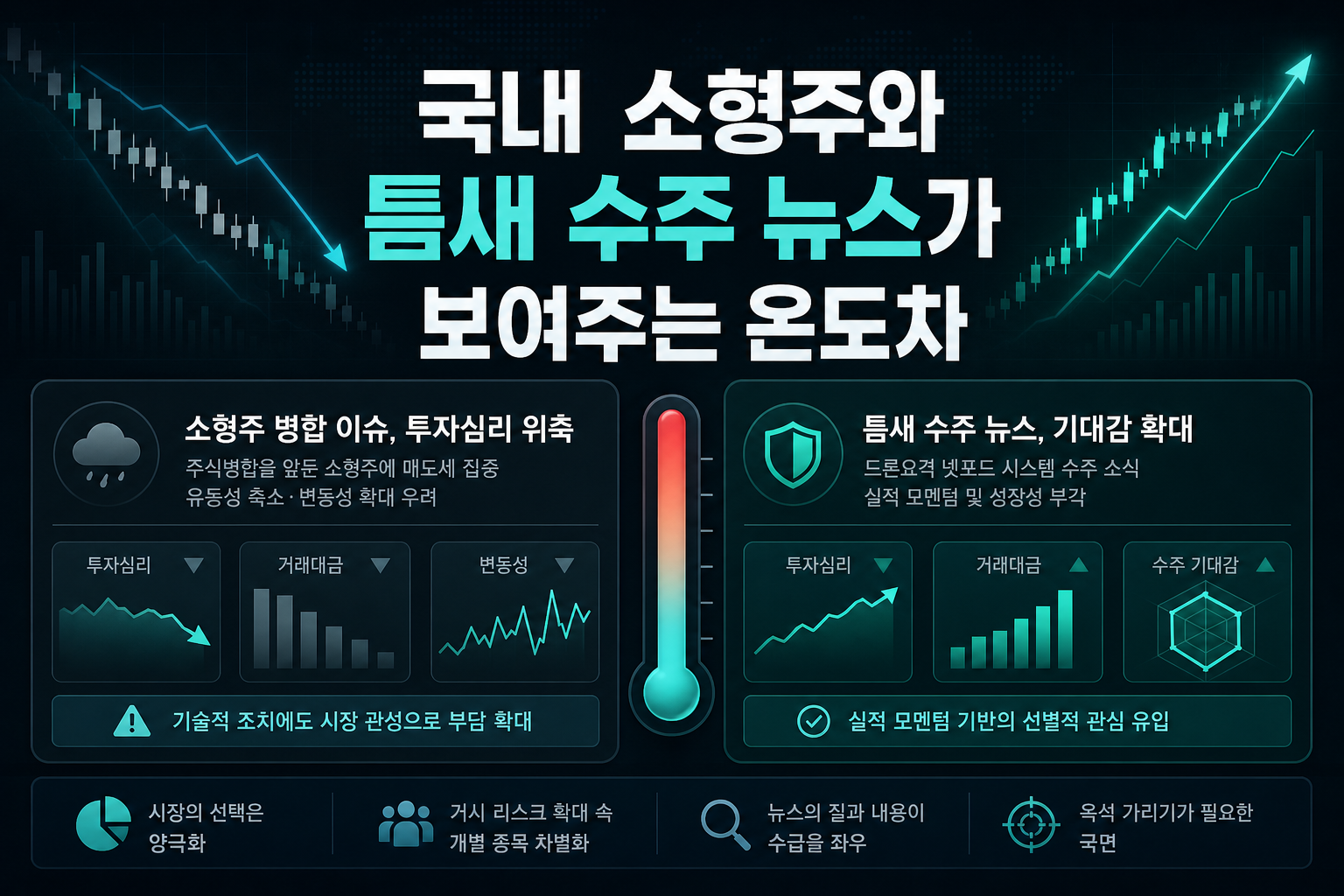 국내 소형주와 틈새 수주 뉴스가 보여주는 온도차