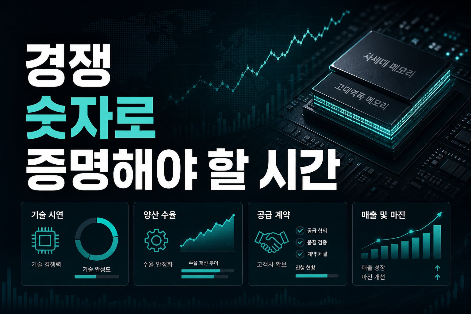 HBM4E 경쟁, 숫자로 증명해야 할 시간