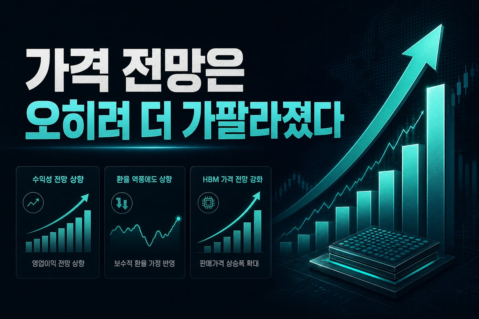 HBM 가격 전망은 오히려 더 가팔라졌다